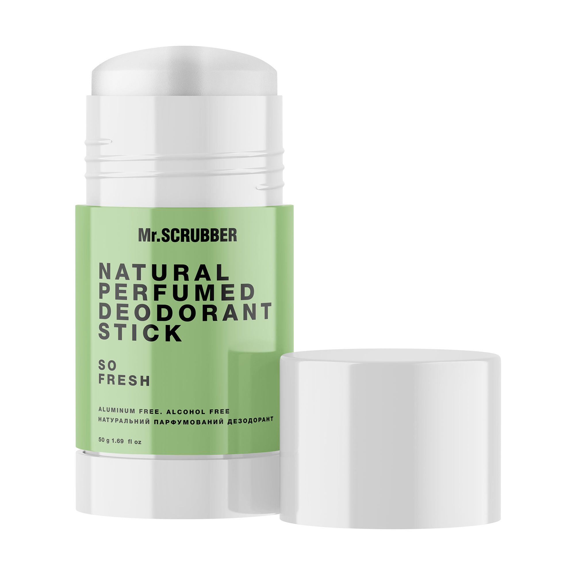 Натуральний парфумований дезодорант-стік Mr. Scrubber So Fresh Natural Perfumed Deodorant Stick жіночий, 50 г